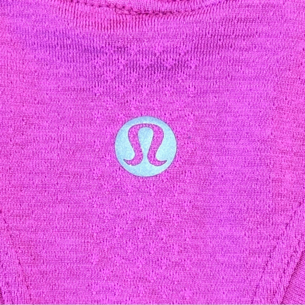 Lululemon Swiftly Tech Racerback Tank Top *Race In Sonic Pink Size 10 - Picture 3 of 4